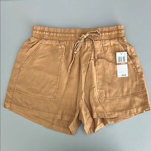 NWT Oat New York Sand Neutral Eco Lyocell Shorts Size XS
